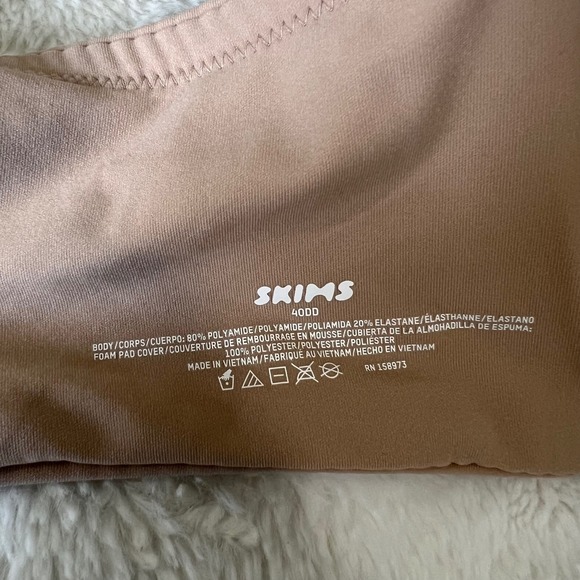SKIMS Womens Fits Everybody TShirt Bra Clay 40DD Underwire Seamless NWT - Picture 8 of 10
